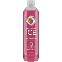 Sparkling Ice Beverage, Kiwi Strawberry, 17 Ounce