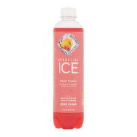 Sparkling Ice Fruit Punch Sparkling Water, 17 Ounce