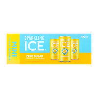 Sparkling Ice Mini Classic Lemonade Flavored Sparkling Water (10-pack), 75 Ounce