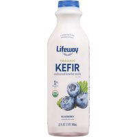 Lifeway Organic Cultured Low-fat Kefir, Blueberry, 32 Ounce