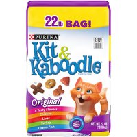 Kit & Kaboodle Dry Cat Food, Original, 22 Pound