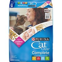Purina Cat Chow Dry Cat Food, Complete, 15 Pound