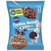 Pillsbury Cookie Dough, Oreo Pieces, 16 Ounce