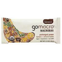 GoMacro Organic Macrobar, Banana & Almond Butter, 2.3 Ounce