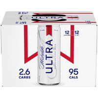 Michelob Ultra Light Beers, Cans (12 Pack) , 144 Ounce