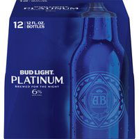 Bud Light Platinum, Bottles (Pack of 12), 144 Ounce