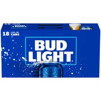 Bud Light Beer, Cans (Pack of 18), 216 Ounce