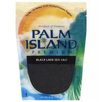 Palm Island Black Lava Sea Salt, 6 Oz, 4 Ounce