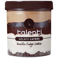 Talenti Gelato Layers, Vanilla Fudge Cookie, 16 Ounce