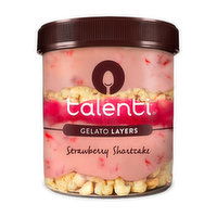 Talenti Layers Strawberry Shortcake Gelato, 16 Ounce