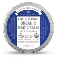 Dr. Bronner's Arnica Menthol Magic Balm, 2 Ounce