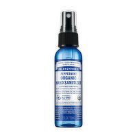 Dr. Bronner's Peppermint Organic Hand Sanitizer, 2 Ounce