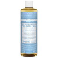 Dr. Bronner's Liquid Soap, Pure-Castile Baby Unscented, 16 Ounce