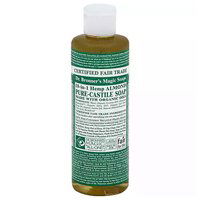 Dr. Bronner's Pure-Castile Liquid Soap, Almond, 8 Ounce