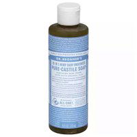 Dr. Bronner's Pure Castile Liquid Soap, Baby Unscented, 8 Ounce
