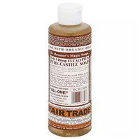 Dr. Bronner's Pure-Castile Liquid Soap, Eucalyptus, 8 Ounce