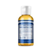 Dr. Bronner's Liquid Soap, Pure-Castile Peppermint, 2 Ounce