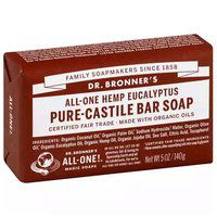 Dr. Bronner's Bar Soap, Pure-Castile Eucalyptus, 5 Ounce