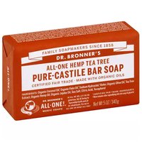 Dr. Bronner's Bar Soap, Pure-Castile Tea Tree, 5 Ounce