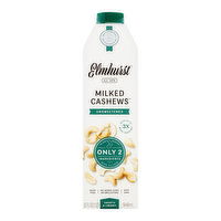 Elmhurst Cashew Milk Unsweetened, 32 Ounce