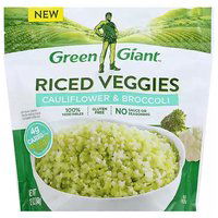 Green Giant Riced Veggies, Cauliflower & Broccoli, 10 Ounce