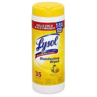 Lysol Disinfecting Wipes, Lemon & Lime Blossom Scent, 35 Each