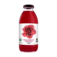 Just Ice Tea Berry Hibiscus Herbal Tea, 16 Ounce