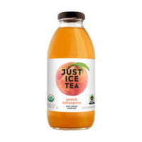 Just Ice Tea Peach Oolong Tea, 16 Ounce