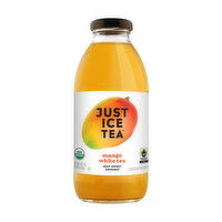 Just Ice Tea Mango White Tea, 16 Ounce