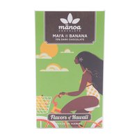 Manoa Chocolate Flavor of Hawaii Collection, Mai'i X Banana, 60 Gram