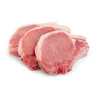 Pork Bone-In Loin Chops, Assorted, 3 Pound