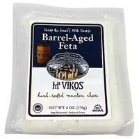 Mt. Vikos Feta Cheese, Barrel Aged, Sheep, Goat , 1 Pound