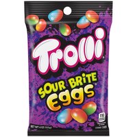 Trolli Sour Brite Eggs Gummi Candy, 4 Ounce