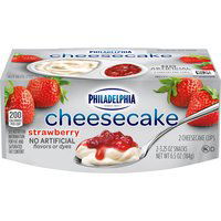 Philadelphia Cheesecake Cups, Strawberry, 6.5 Ounce