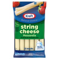 Kraft Mozzarella String Cheese, 12 Ounce