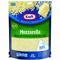 Kraft Shredded Mozzarella Cheese, 8 Ounce