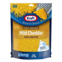 Kraft Finely Shredded Mild Cheddar, 8 Ounce