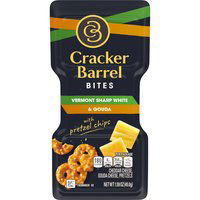 Cracker Barrel Bites, Vermont Sharp White Cheddar & Gouda, 2.25 Ounce