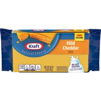 Kraft Mild Cheddar Cheese Block, 16 Ounce