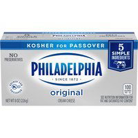 Philadelphia Cream Cheese, Brick, 8 Ounce