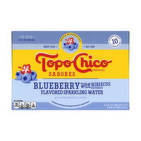 Topo Chico Blueberry with Hibiscus Extract Flavored Sparkling Water (8-pack), 96 Ounce