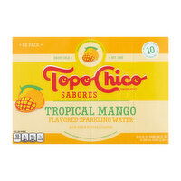 Topo Chico Sabores Tropical Mango, 96 Ounce