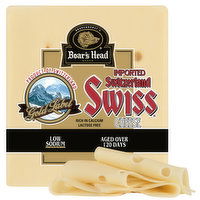 Boar's Head Imported Switzerland Swiss Cheese, 1 Pound