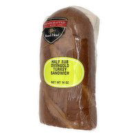 1/2 Submarine Sandwich, Ovengold Turkey, 14 Ounce