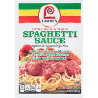 Lawry's Spaghetti Sauce Spices & Seasonings Mix, 1.42 Ounce