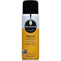 Spectrum Culinary Cooking Spray, Canola Oil, 6 Ounce