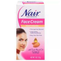 Nair Hair Remover, Moisturizing Face Cream, 2 Ounce