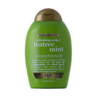 OGX Extra Strength Refreshing Scalp Teatree Mint Conditioner, 13 Ounce