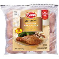 Tyson Chicken Drumsticks, Frozen, 2.5 Each