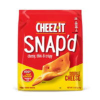 Cheez-It Snap'd Baked Snacks, Double Cheese, 7.5 Ounce